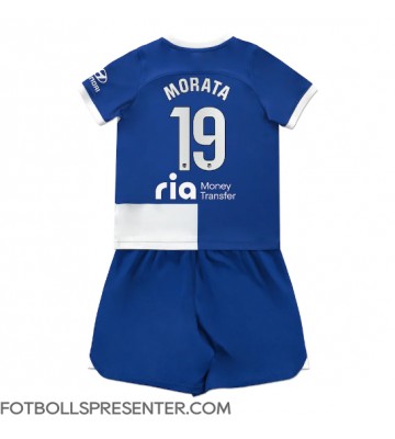 Atletico Madrid Alvaro Morata #19 Bortatröja Barn 2023-24 Kortärmad (+ korta byxor)